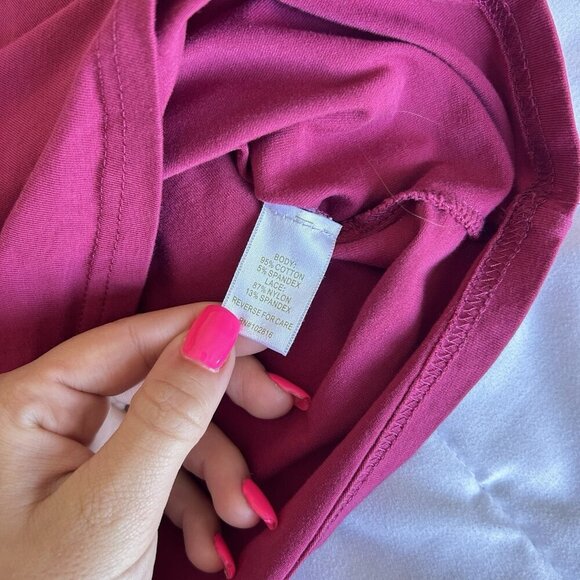 Garnet Hill Lace Trimmed Pink Womens Medium Cami Babydoll Y2K 90s Cottagecore - Picture 5 of 8